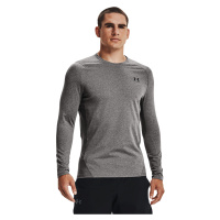 Tričko Under Armour Cg Armour Fitted Crew Charcoal Light Heather