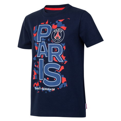 Paris Saint-germain T-shirt enfant PSG 2022/23 Graphic Modrá