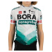 SPORTFUL Cyklistický dres s krátkým rukávem - BORA 2021 KIDS BOH - šedá/zelená