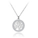 Victoria Filippi Stainless Steel Ocelový náhrdelník se zirkony Audreya - strom života NHN19193/4