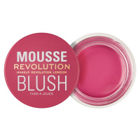 Revolution Tvářenka Mousse Blush 6 g Juicy Fuchsia Pink