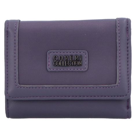 Menší dámská koženková peněženka Tadeo, fialová Coveri