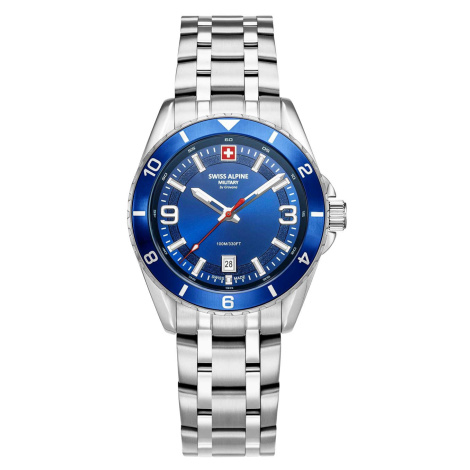 Swiss Alpine Military 7034.1135 Sierra silver blue 42mm 10ATM