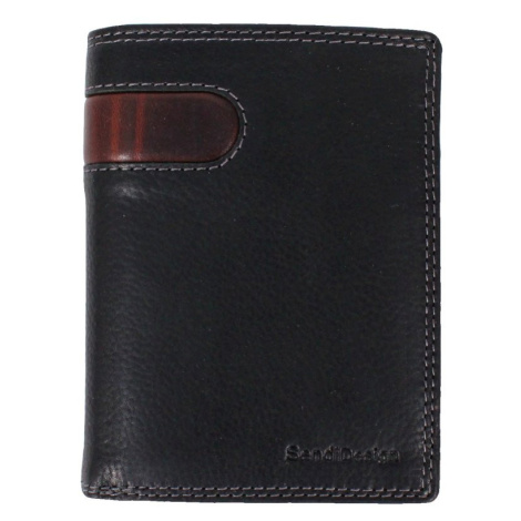 Sendi Design Pánská kožená peněženka D-2306 RFID černá
