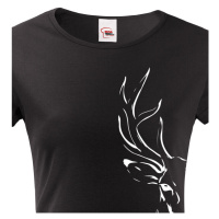 Originální triko se siluetou jelena - ideální dárek pro myslivce