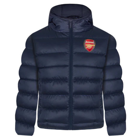 FC Arsenal dětská zimní bunda Quilted navy