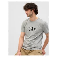 Šedé pánské tričko s logem GAP