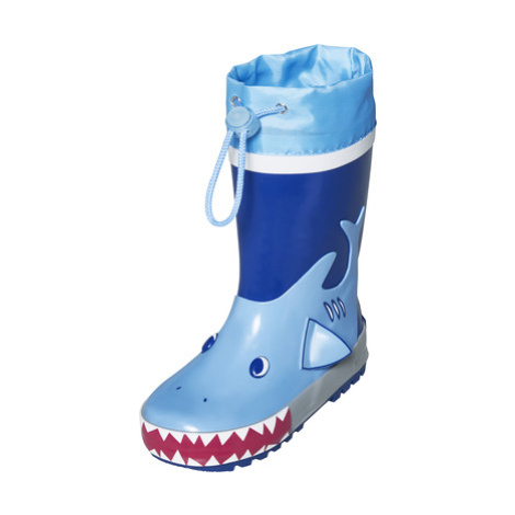 Playshoes Gumová bota žralok modrá