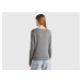 Benetton, Long Sleeve Sweater In Silk Blend