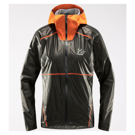 Dámská bunda Haglöfs L.I.M Breathe GTX Shakedry Jacket Women magnetite/flame orange