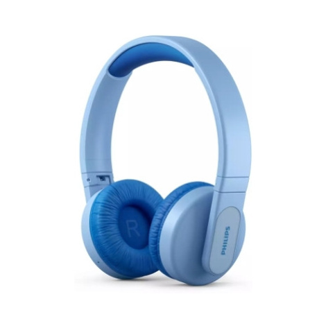 PHILIPS TAK4206BL/00 bezdrátová sluchátka na uši pro děti v modré barvě
