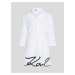Bílé dámské šaty KARL LAGERFELD Karl DNA Signature