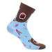 Gatta G34.01N Cottoline girls' socks patterned 27-32 blue 271