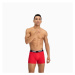 Puma BASIC 2P Pánské boxerky, červená, velikost