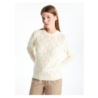 LC Waikiki Crew Neck Openwork Women's Knitwear Sweater