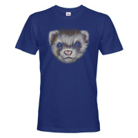 Pánské tričko s fretkou - pro milovníky zvířat