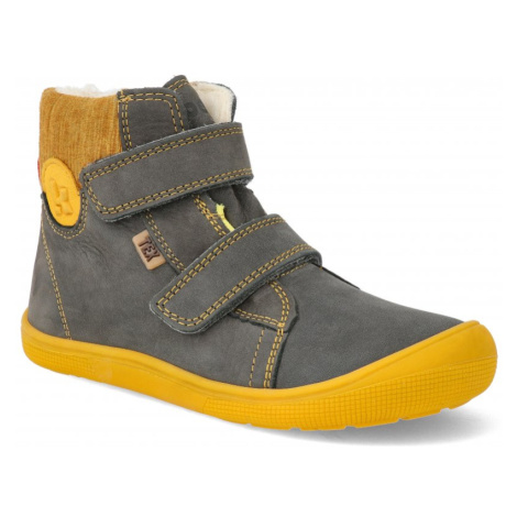 Barefoot dětské zimní boty Koel - Dean Tex wool šedé Koel4kids