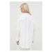 Košile Tommy Hilfiger bílá barva, relaxed, s klasickým límcem, WW0WW40540