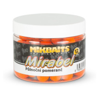 Mikbaits mirabel fluo boilie 150 ml 12 mm - půlnoční pomeranč