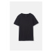 Dagi Black O Neck T-shirt