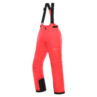 Alpine Pro Lermono Dětské lyžařské kalhoty KPAY287 diva pink