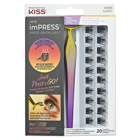 KISS Umělé trsové řasy imPRESS Press on Falsies Kit 03