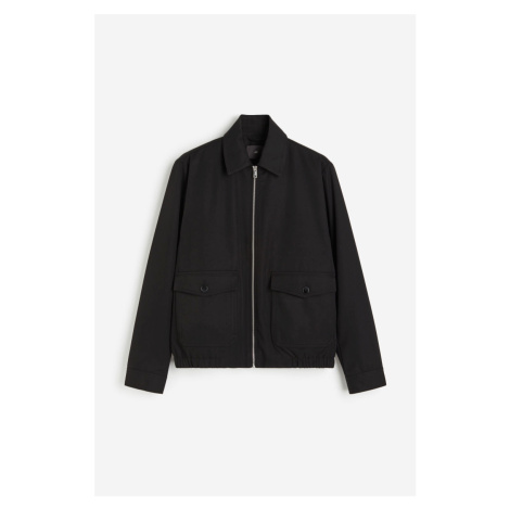 H & M - Keprová bunda Regular Fit - černá H&M