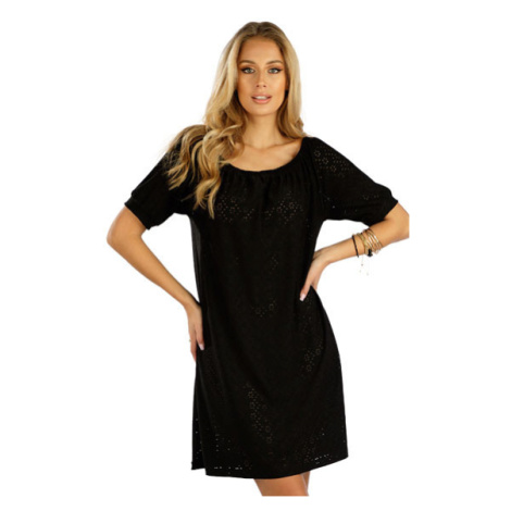 Dámské šaty s krátkým rukávem Litex 5E026 | černá
