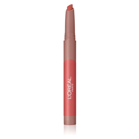 L’Oréal Paris Infaillible Matte Lip Crayon rtěnka v tužce s matným efektem odstín 105 Sweet & Sa