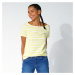 Blancheporte Pruhované tričko s krátkými rukávy žlutá/bílá