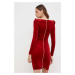 Šaty Marciano Guess červená barva, mini