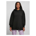 Ladies Big Oversized Hoody - black