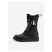 Calvin Klein černé zimní boty s logem