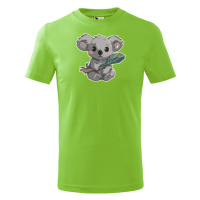 Dětské tričko Koala s listem - roztomilé dětské tričko