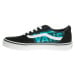 Chlapecká rekreační obuv VANS YT Ward Glow Vans Neon blue black