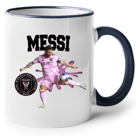 Keramický hrnek s potiskem Lionel Messi -  hrnek pro milovníky fotbalu BezvaTriko