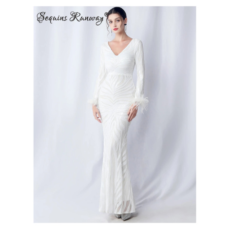 Dlouhé svatební šaty Sequins SQ836 Sequins Fashion
