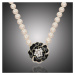 Éternelle Luxusní perlový náhrdelník Giovana NH1124 Zlatá 36 cm + 5 cm (prodloužení)