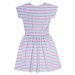 Dívčí šaty - WINKIKI WTG 01802, růžová / proužek Barva: Růžová