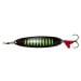 Dam třpytka effzett slim standard spoon uv fluo green black - délka 9,5 cm hmotnost 32 g