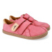 PEGRES CELOROČNÍ TENISKY NUBUK BF54 Pink | Dětské barefoot tenisky