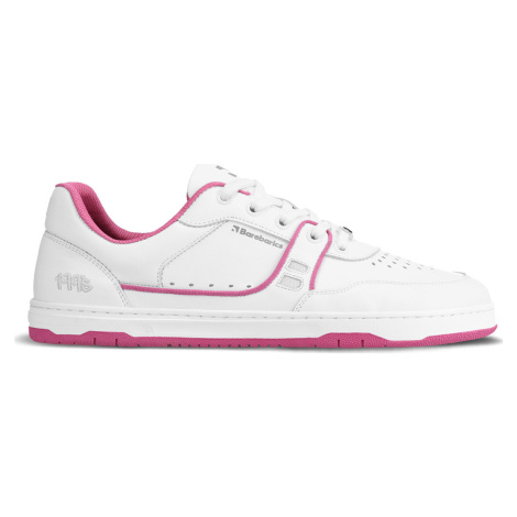 Barefoot tenisky Barebarics Arise - White & Raspberry Pink