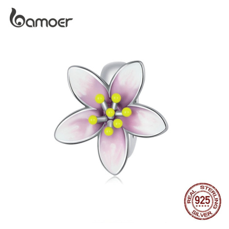 Stříbrný přívěsek ve tvaru květiny LOAMOER