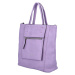 Stylový dámský koženkový batoh Enola, fialová