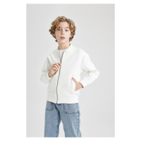 DEFACTO Boys College Collar Bomber Cardigan