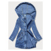 Volná dámská džínová bunda ve světle modré barvě model 18565128 - P.O.P. SEVEN