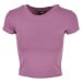 Dámský strečový dres Cropped Tee duskviolet