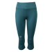 Lotto RUNNING LEGGINGS Dámské 3/4 legíny, tmavě zelená, velikost