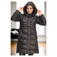 Z6731 DEWBERRY HK STYLE WOMEN'S COAT-BLACK-1