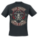 Five Finger Death Punch Biker Skully Tričko černá